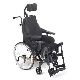 Fauteuil roulant manuel de confort Rea Clematis® Pro E-Tilt Configuré