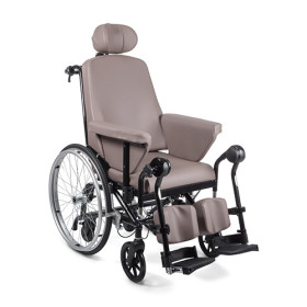 Fauteuil roulant manuel, à inclinaison manuelle par vérins à gaz, Inéo Confort