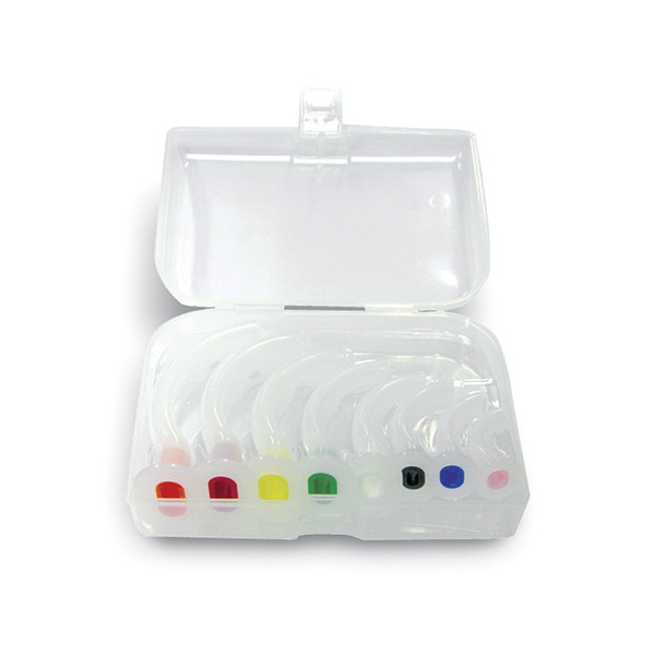 Set canules de Guedel. Malette de 8 tailles