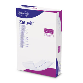 Pansements absorbants stériles Zetuvit 15x20. Boîte de 10