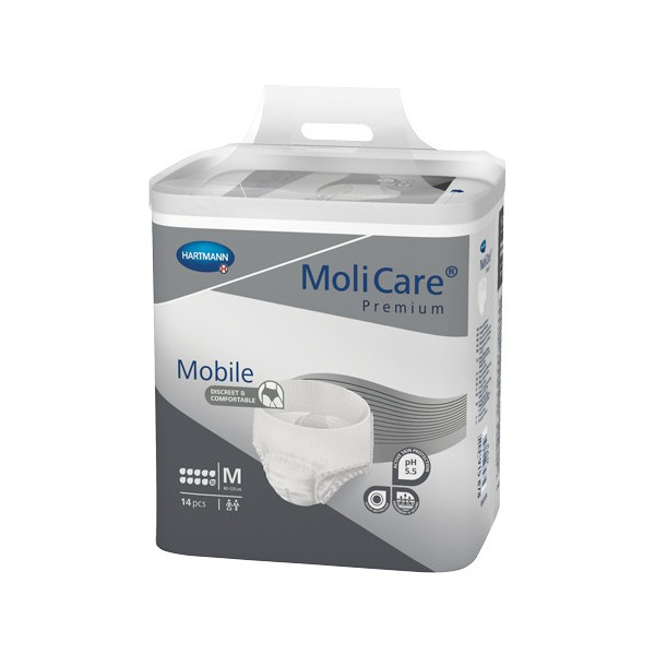 Slip absorbant Molicare Premium Mobile 10 Gouttes