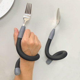 Fourchette à manche flexible