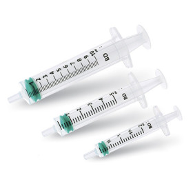 Seringue 3 pieces Emerald 2 ml cone centré boîte de 100