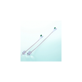 Sonde silicone homme droite Folysil. 2 voies CH16/10ML