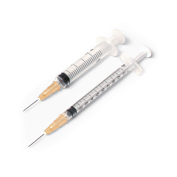 Seringue 3 pièces Tuberculine 1 ml sans aiguille