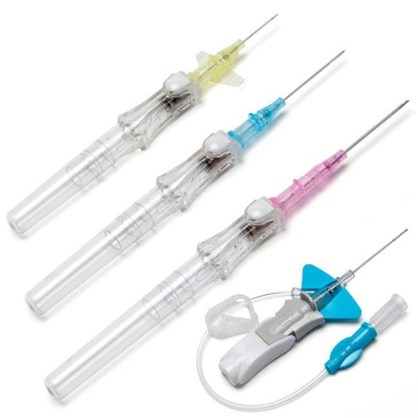 Cathéter d'accès veineux périphérique sécurisé et clos BD Nexiva™ 20G avec robinet
