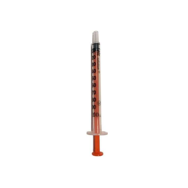 Seringue PIC Insuline 1ml 100U sans aiguille