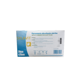 Pansement absorbant non tisse 20x25cm