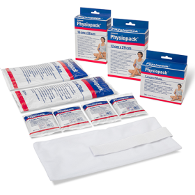 Poche de gel réutilisable chaud/froid Actimove Physiopack 7,5 cm x 10 cm avec housse