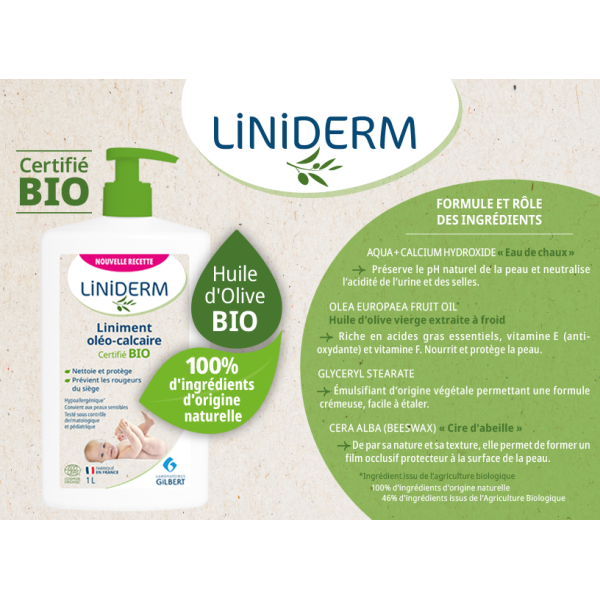 Liniment oléo-calcaire 100 ml Liniderm