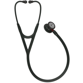 Stéthoscope 3M Cardiology IV tubulure noire Black Edition base rouge
