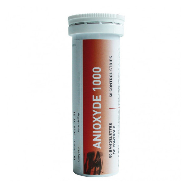Bandelettes Anioxyde 1000 le tube de 50 