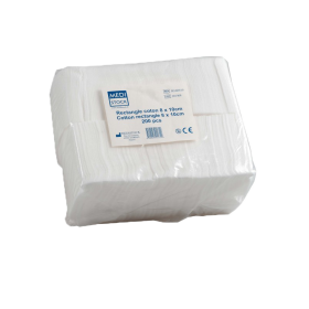 Coton rectangle 8 cm x 10 cm