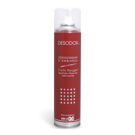 Désodorisant d'ambiance Parfum Fruits rouges. L'aérosol de 400 ml.