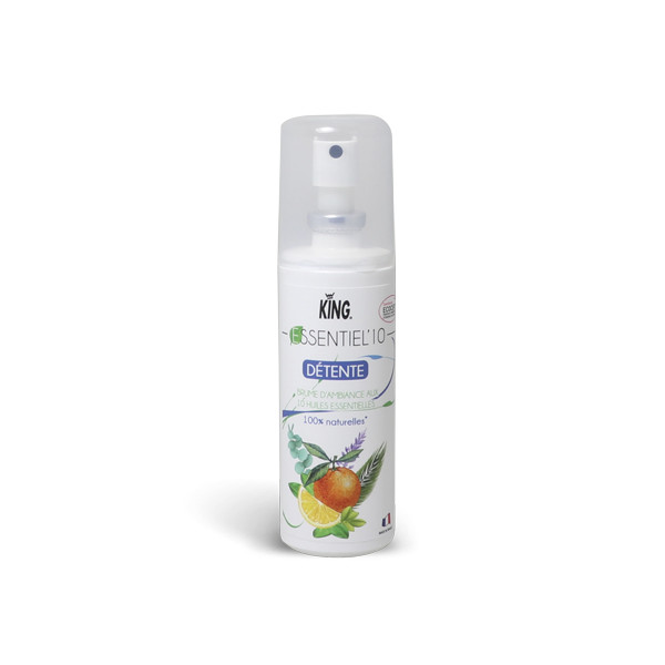 Brume d’huiles essentielles, relaxante et anti-stress - Essentiel’10 King - 75 ml