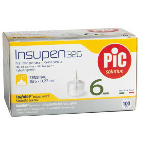 Aiguilles stylos Insupen 32 G x 6 mm