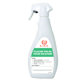 Flacon vide pour dilution
