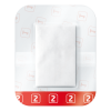 Pansement adhésif transparent stérile avec compresse Leukomed T plus 8 cm x 15 cm