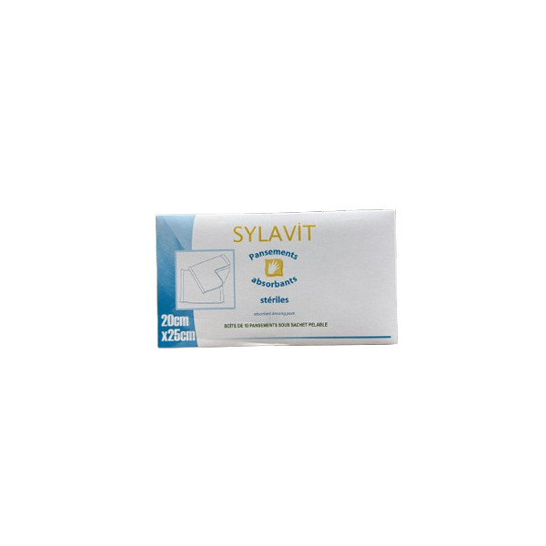 Pansement absorbant Sylavit 20 x 25 cm stérile