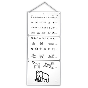 Echelle d'acuité visuelle pour enfants