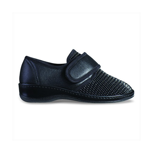 Chaussure Héloïse fermée cuir/strech T41 noir