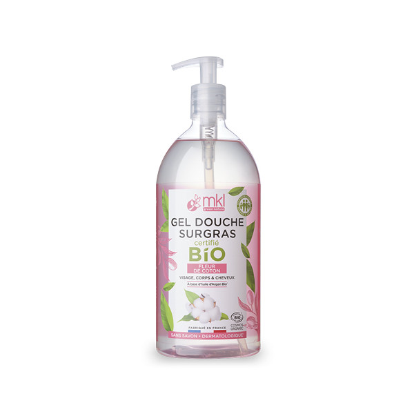 Gel douche à la fleur de coton Bio