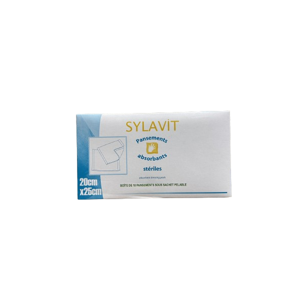 Pansement absorbant non tisse 20x25cm