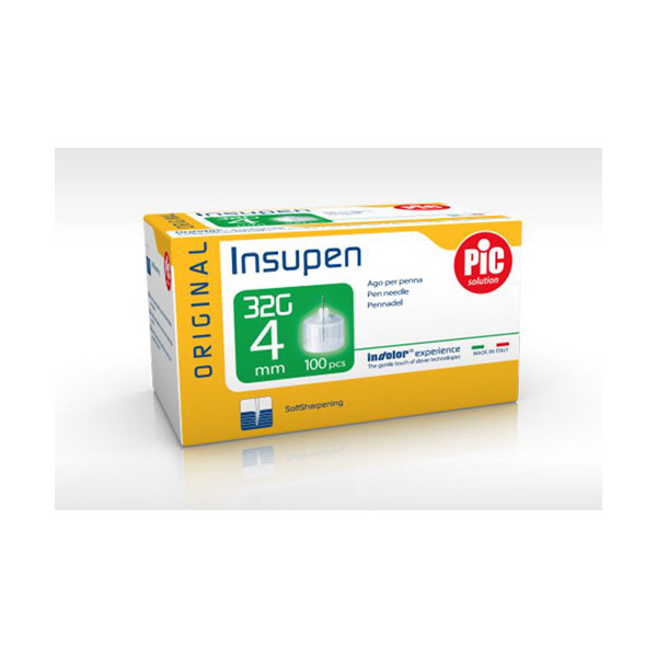 Aiguilles stylos Insupen 32 G x 4 mm