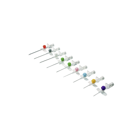 Cathéter IV à ailettes et site d'injection SURFLO-WP 20G - 32 x 1 mm FEP Rose BT50