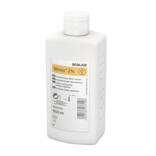 Lotion lavante antimicrobienne Skinsan 2% 500ml