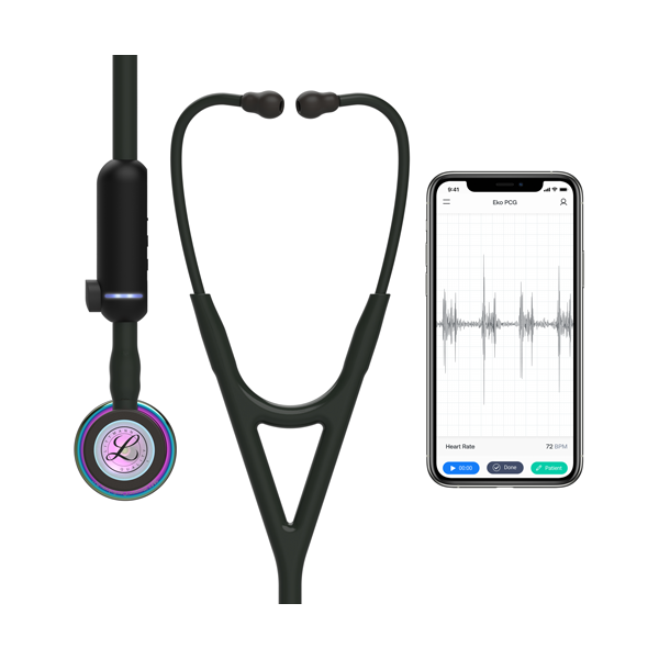 Stéthoscope 3M littmann core Noir/ hp rainbow