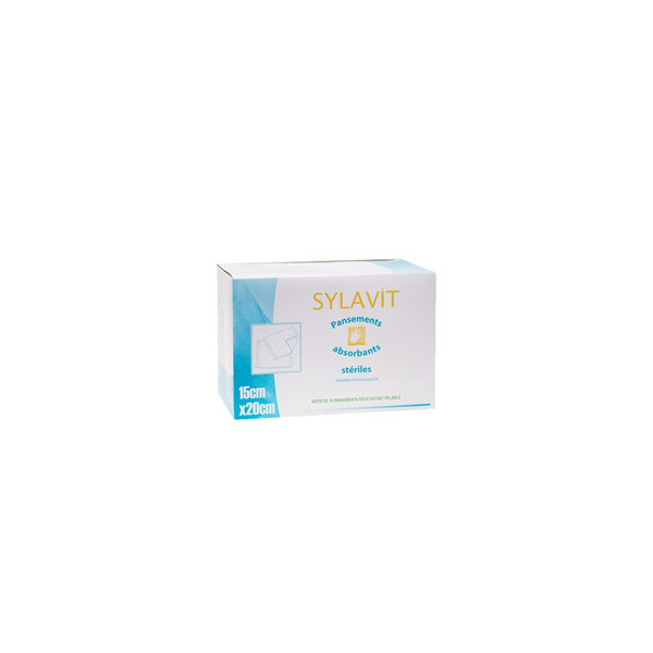 Pansement absorbant non tisse 15X20cm Sylavit