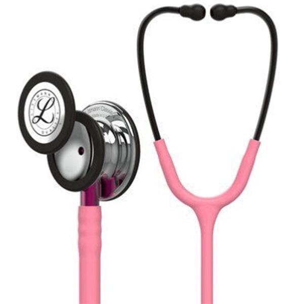 Stéthoscope Classic III - Edition Miroir - Double pavillon - Prune / Rose 