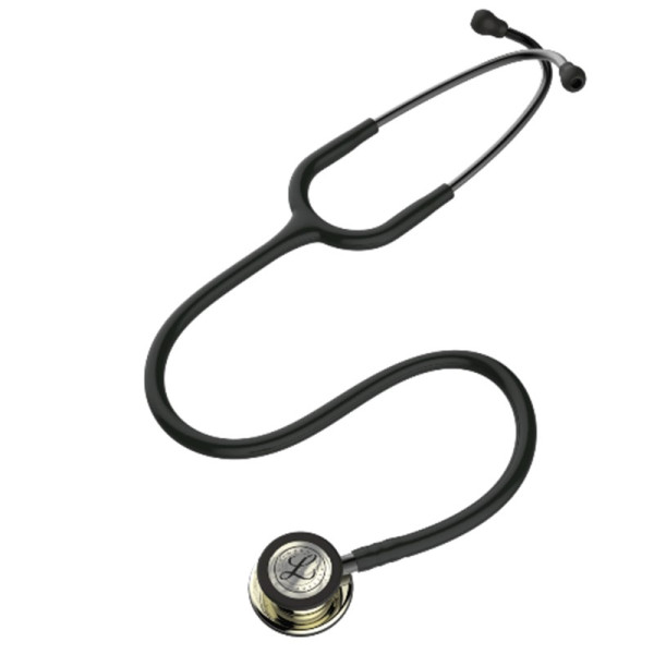 Stéthoscope Classic III - Edition Champagne - Double pavillon - Noir