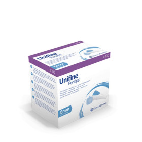 Aiguille Unifine 8 mm/31G pour stylo à insuline