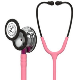 Stéthoscope Classic III - Edition Miroir - Double pavillon - Prune / Rose