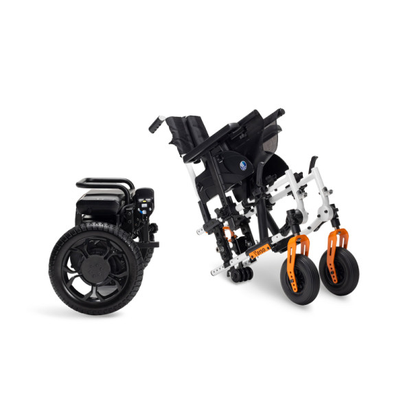 Fauteuil roulant électrique pliant à propulsion Verso Vermeiren