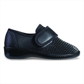 Chaussure Héloïse fermée cuir/strech T35 noir