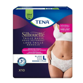 TENA Silhouette Plus Blanc Taille basse L