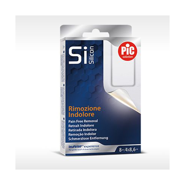 Pansement SI SILICON 4 cm  x 8,6 cm