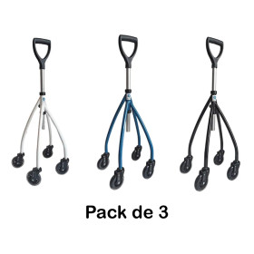 Rollator à une main Wheeleo - Pack de 3