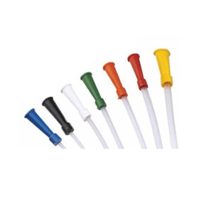 Sonde d'aspiration trachéo-bronchique Bicakcilar biseautée 2 oeils CH 10 3,33 mm black