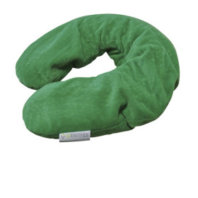 Coussin de nuque chauffant avec des noyaux de cerises