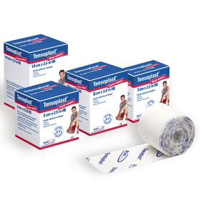 Bande adhésive élastique Tensoplast HBC (Chair) 2,5 m x 8 cm