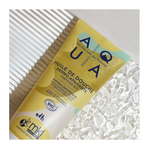 Huile de douche Dermo-Apaisante BIO 100ml Aqua