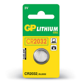 Pile CR2032 - 3V - LITHIUM - Blister de 1