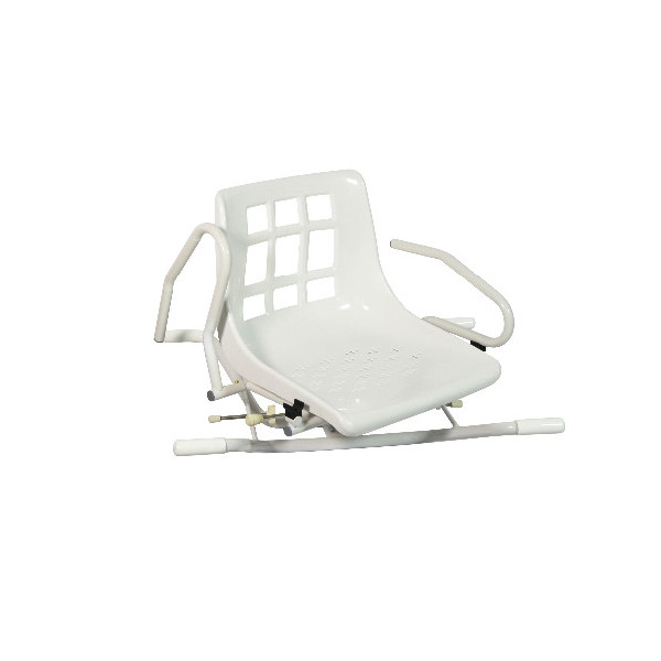 Siège de bain pivotant accoudoirs relevables Edora