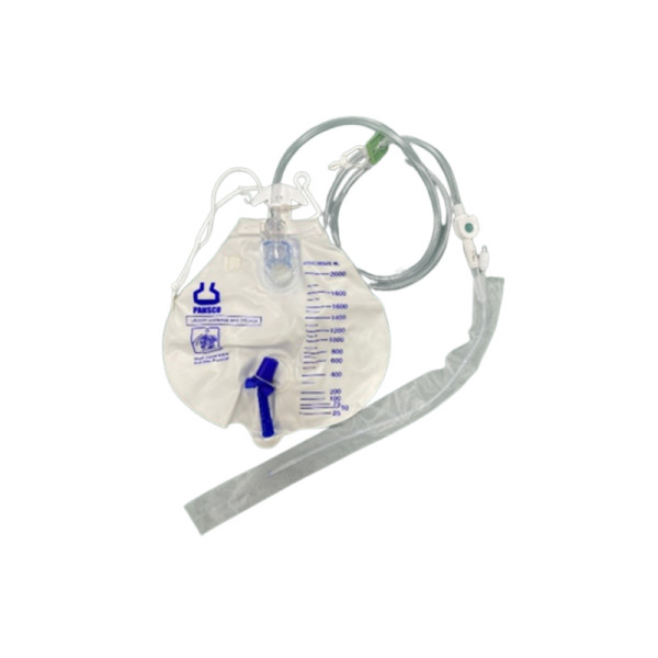 Poche préconnectée Pahsco - Silicone CH 18