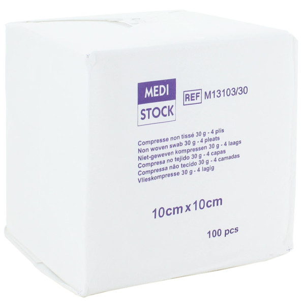 Compresse non tissé Non Stérile 10 cm x 10 cm