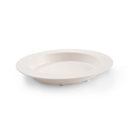 Assiette Ergo Blanc ivoire
